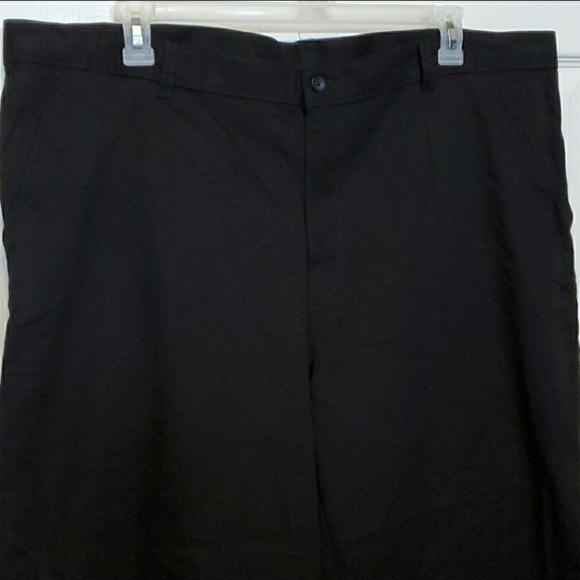 George Men’s Black Dress Pants Big & Short 60x30 Work Career Office EUC - Picture 6 of 8